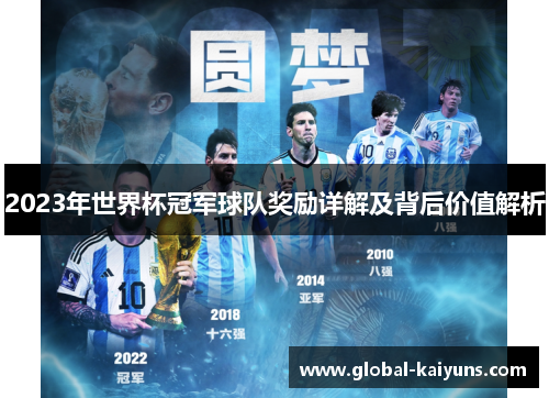 2023年世界杯冠军球队奖励详解及背后价值解析