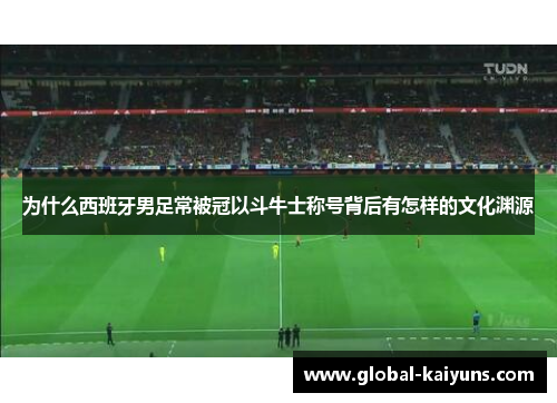 为什么西班牙男足常被冠以斗牛士称号背后有怎样的文化渊源